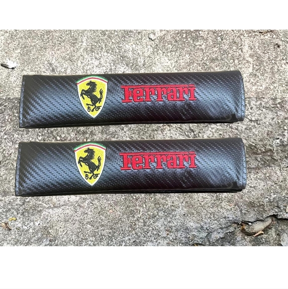 2 Dodge Charger velcro closure seat belt shoulder pads - Picture 2 of 3